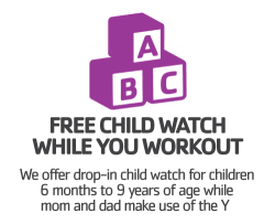Free child watch while you workout