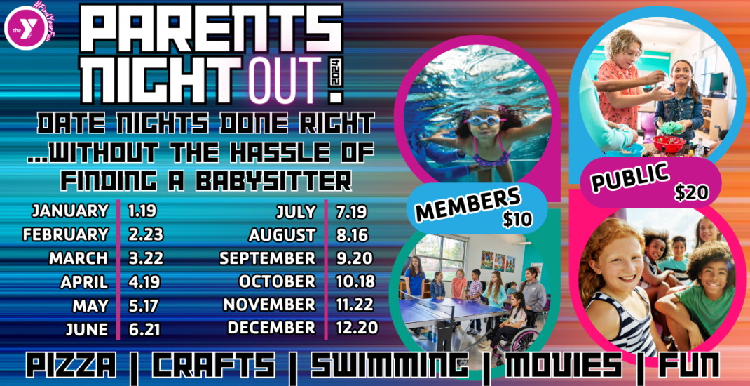Parents Night Out Official 2024 Schedule SMM